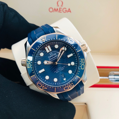 omega seamaster diver 300m rose gold